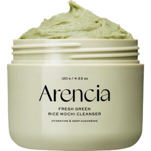 Korean Rice Mochi Face Cleanser - Face Mask, Foaming Cleanser, Gentle Scrub All In One - Deep Cleansing, Moisturizing, Pore Minimizing, Removing Blackhead- With Rice Water & Green Tea, Mugwort Online - Best Prices