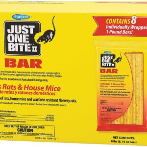 16 oz. Rodent Rat Bait Cake Blocks - (Pack of 8)