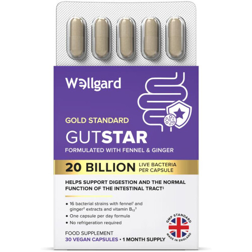 Gutstar Probiotics Supplement 1-Pack – Supports Bloating & Digestion