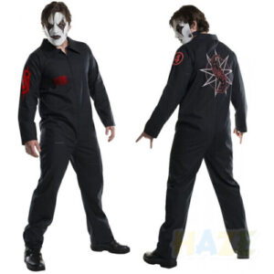 (175/M) Slipknot Cosplay Costume Loose Jumpsuit for Halloween
