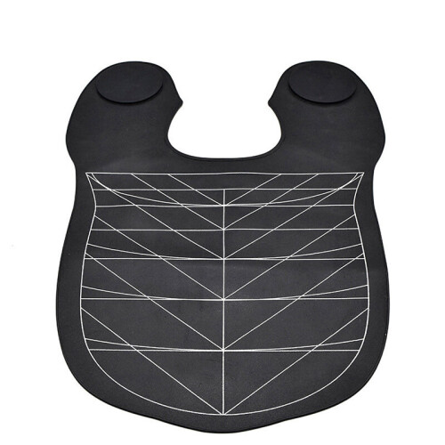 Waterproof Hairdressing Cape for Hair Coloring - Black Salon & Barber