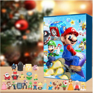 2024 Mario Advent Calendar - 24-Day Christmas Countdown Playset