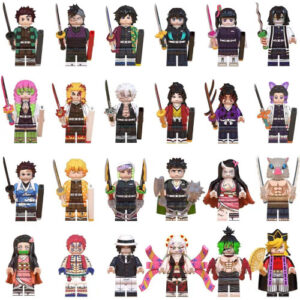 24PCS Demon Slayer Series Children's Toy Fit Lego Mini Figures Pack