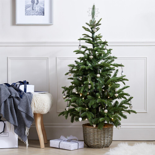 4.5ft Pre-Lit Entrance Christmas Tree | The White Company Festive