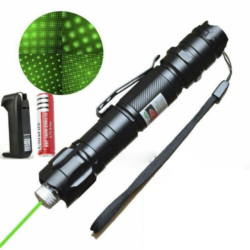 Green Laser Pointer 532nm 1mW 5Mile Military Pen Lamp Visible Beam UK