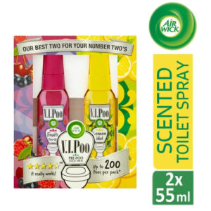 Air Wick VIPoo PrePoo Toilet Spray Air Freshener 55ml Odor Neutralizer