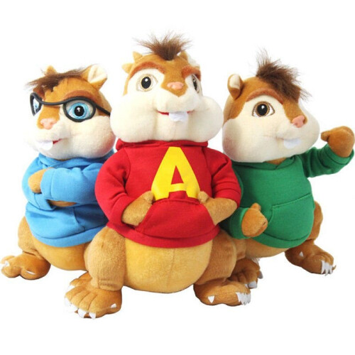 Alvin and the Chipmunks Theodore & Simon Plush Toy - Soft Gift