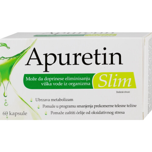 APURETIN SLIM CAPSULES A60 - Eliminate Excess Water & Reduce Bloating