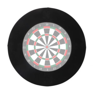 Plain Black Dartboard Surround Ring - Protective Wall Guard for Darts