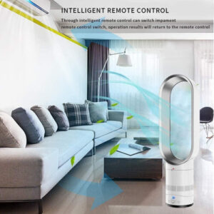 Bladeless Tower Fan - Portable Air Multiplier Floor Standing Fan