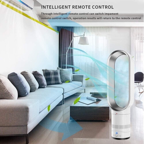 Bladeless Tower Fan - Portable Air Multiplier Floor Standing Fan