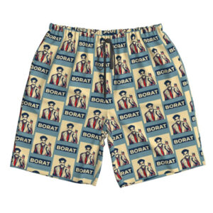 Famgem Men's Hawaiian Beach Shorts Quick-Dry Swim Trunks with Pockets