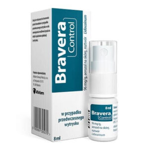 Bravera Control aerosol skin spray for delaying ejaculation - 8 ml
