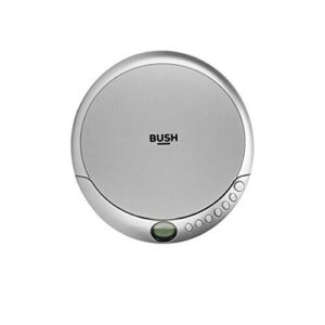 Bush Jog-Proof Portable CD Player Silver - Anti-Skip, Lightweight