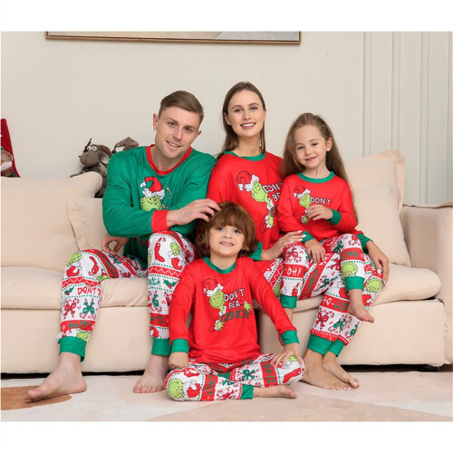 Grinch Christmas Pajamas for Family - Holiday PJs: Men, Women & Kids