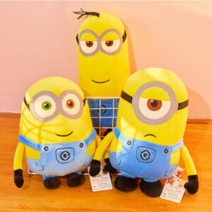Despicable Me Minion Plush Toy Stuart, Kevin & Bob - Cute Soft Doll