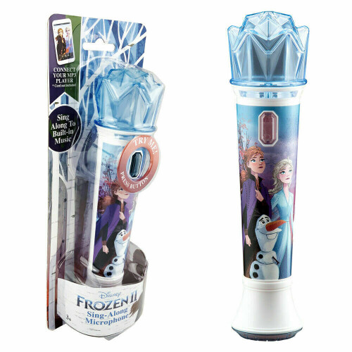 Disney Frozen 2 Karaoke Microphone, Sing Along MP3 with LED Lights