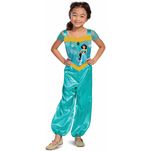 Disney Official Aladdin Jasmine Kids Costume - Halloween Outfit