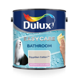 Dulux Easycare Bathroom Plus Soft Sheen Paint Egyptian Cotton 2.5L