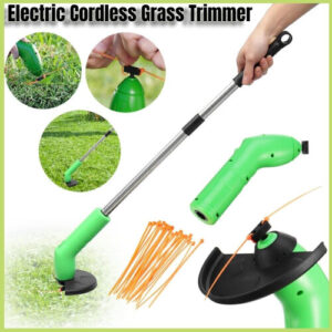 Electric Cordless Grass Trimmer | Garden Weed String Trimmer