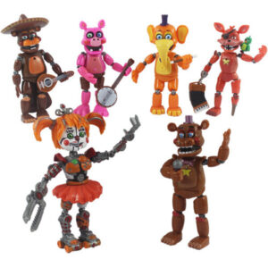 Five Nights At Freddy's Action Figures - FNAF Collectible Toy Set