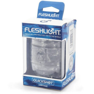 Fleshlight Quickshot Vantage Clear - Compact Transparent Travel Stroker