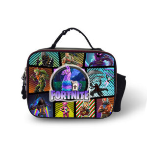 Fortnite Leather Lunch Box Bag - Outdoor Insulated Kids Lunch Bag