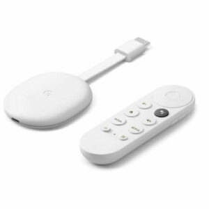 Google Chromecast with Google TV 4K HDR Streaming Device - Snow
