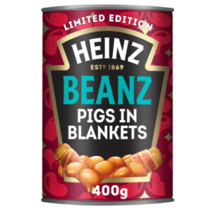 Heinz Beanz Pigs in Blankets with Christmas Seasoning, 400g - Holiday