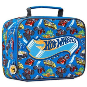 Hot Wheels Insulated Lunch Bag & Boys Lunch Box for School, Travel