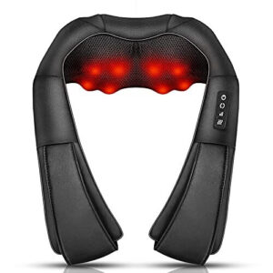 iKristin Neck Massager with Heat, Shiatsu 3D Deep Tissue - Neck & Back