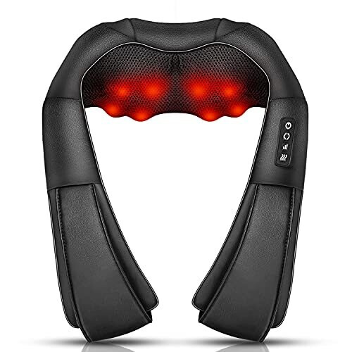 iKristin Neck Massager with Heat, Shiatsu 3D Deep Tissue - Neck & Back