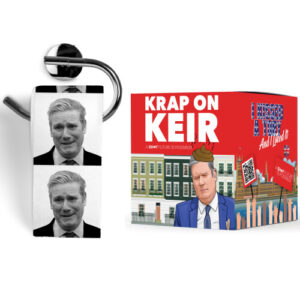 Keir Starmer Toilet Paper - Funny Printed Roll in Novelty Gift Box