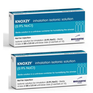 KNOXZY Sterile Isotonic 0.9% Saline NaCl Inhalation 20x2.5mL Unit Dose