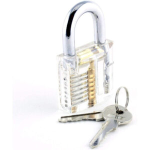 Crystal Lock Pick Training Practice Padlock for Beginners - Lokko