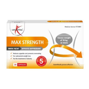 Lucovital MAX STRENGTH Appetite Suppressant 30 Capsules - 5 Day Supply