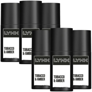 Lynx Urban Pump Deodorant Spray 100ml, Tobacco & Amber 6-Pack