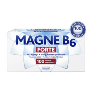 Magne B6 Forte 100 mg + 10 mg – 100 Coated Tablets, Magnesium B6