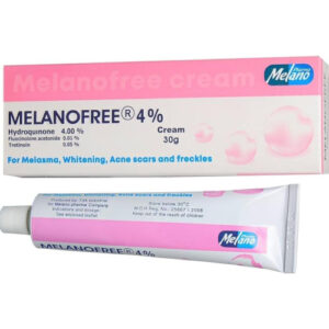 Melanofree 4% Lightening Cream – Acne Scars, Dark Spot & Freckles 30g