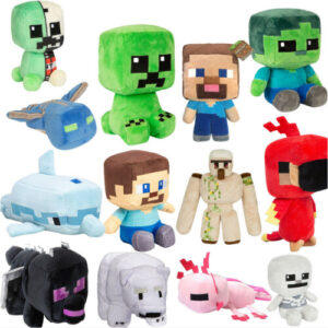 Minecraft Plush Teddies: Soft Stuffed Hug Toys & Game Gifts for Fans