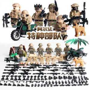 Mini Figure Military Army Soldier Gun & Weapons Building Blocks LEGO