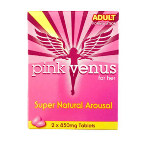 Pink Venus 2x 850mg Sex Tablets for Female Natural Arousal Supplement