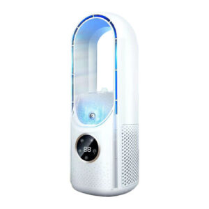 Portable Air Conditioner Fan Rechargeable Air Cooler Adjust. 6-Speed