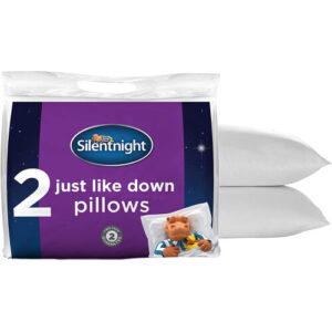 Premier Inn Silentnight Super Soft Down-Like Pillows, 1 Pair
