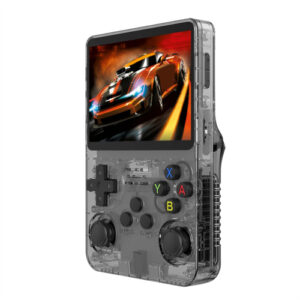 R36S Retro Handheld Video Game Console - Linux System, 128GB Black