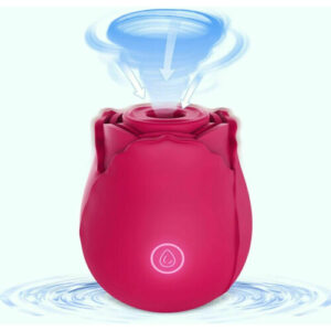 Rose Red Sucking Vibrator Dildo - Clitoral Women's Massager Sex Toy