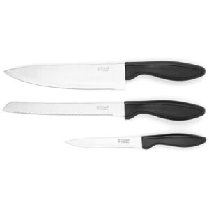 Russell Hobbs 3 Piece Kitchen Knife Set - Stainless Steel Blades