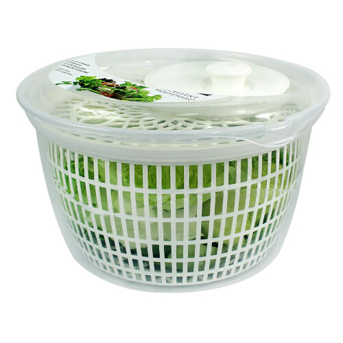 Salad Bowl Spinner Veggie Lettuce Leaf Dryer - Water Herb Draining