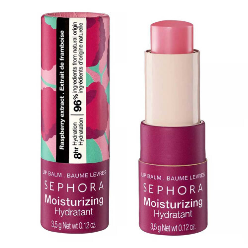 SEPHORA COLLECTION Raspberry Moisturizing Lip Balm - 8-Hour Hydration