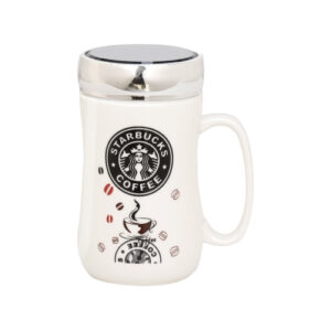 Set of 2 Starbucks Ceramic Travel Mugs ¨C Coffee & Tea Cups for Work